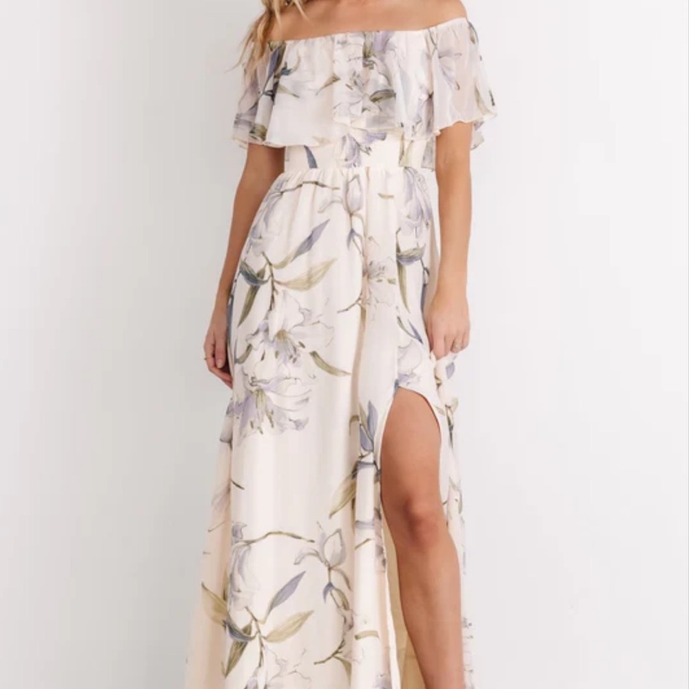 Baltic Born Daphne Off-Shoulder Maxi Floral Dress
